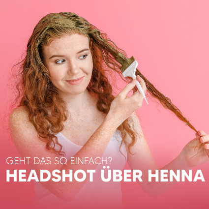 Kann man Headshot Tönungen direkt über altes Henna färben?