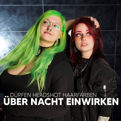 Kann ich bunte Haarfarben auch über Nacht einwirken lassen?